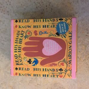 "Read His Hands Know His Heart" Palm Reading Mini Card Deck Marion Gale